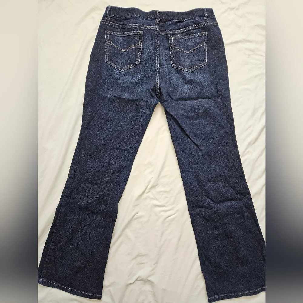 J Jill Womens Bootcut Jeans Dark Wash Stretch Denim Authentic - Picture 10 of 10